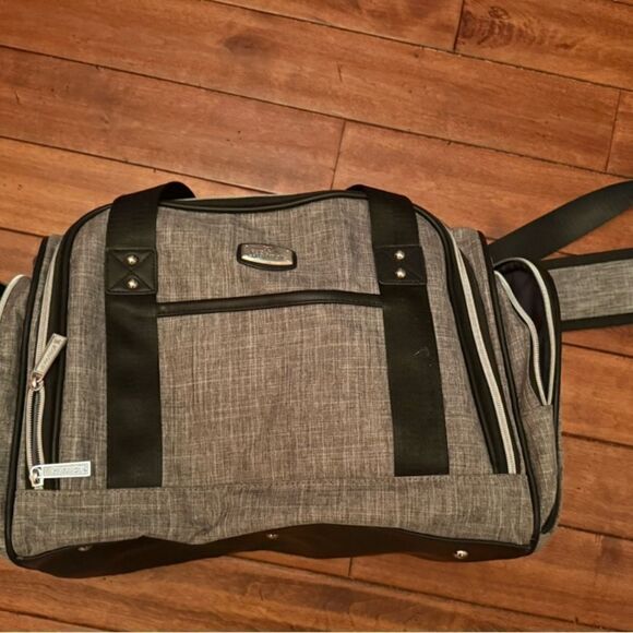 Hafmall Diaper Bag, Convertible Travel Bag with Insulated Pockets, Gray, Large - Picture 1 of 5